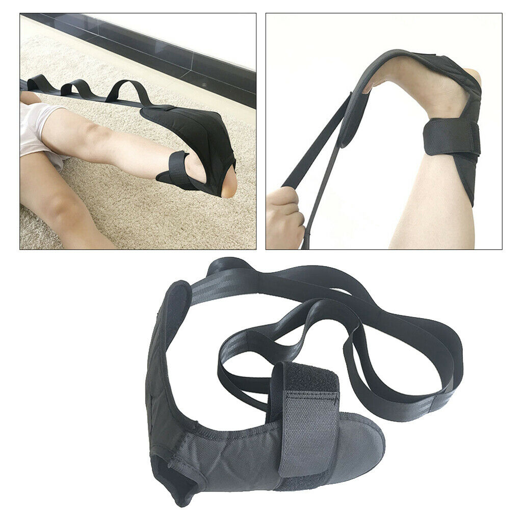 Yoga Stretching Band Adjustable Yoga Belt Multi-Loop Ballet Leg Stretcher Strap