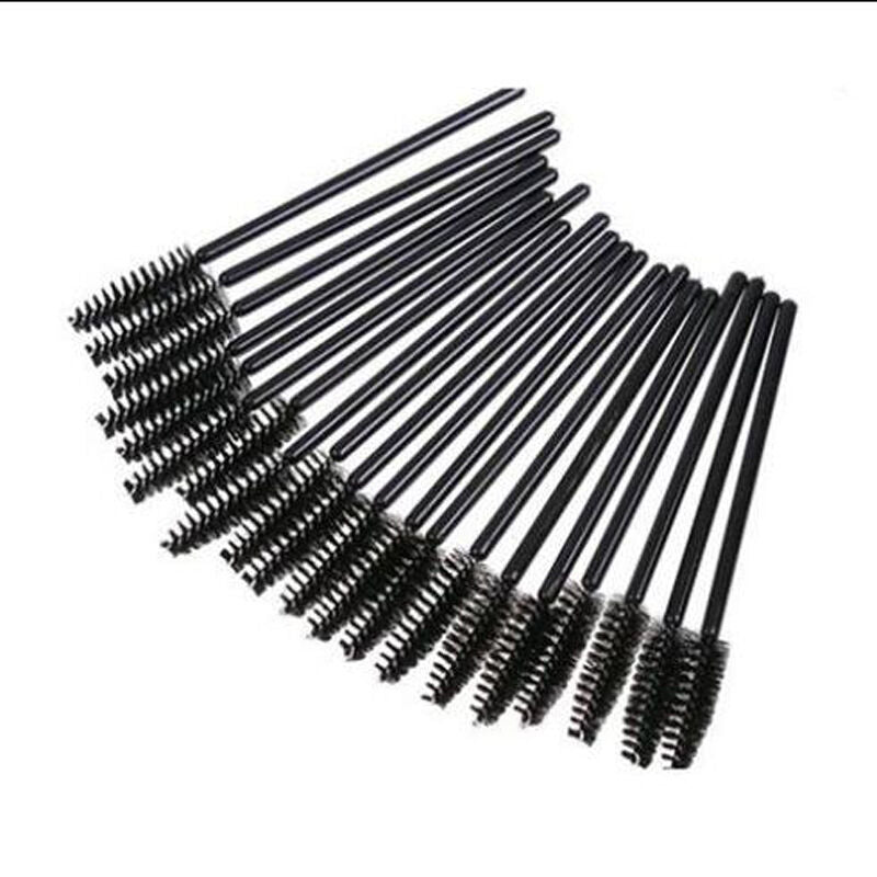 10Pcs Makeup Tool Oblique Design Eyebrow Rotate Brush Cosmetic Brow Brush h9s