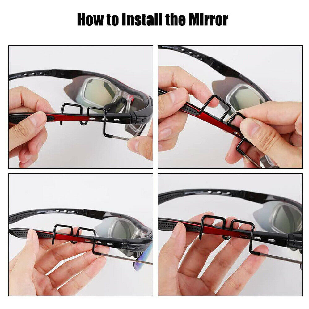 Cycling Glasses Rearview Mirror Lightweight Biking Winter Mirrors Wide Angle LIN