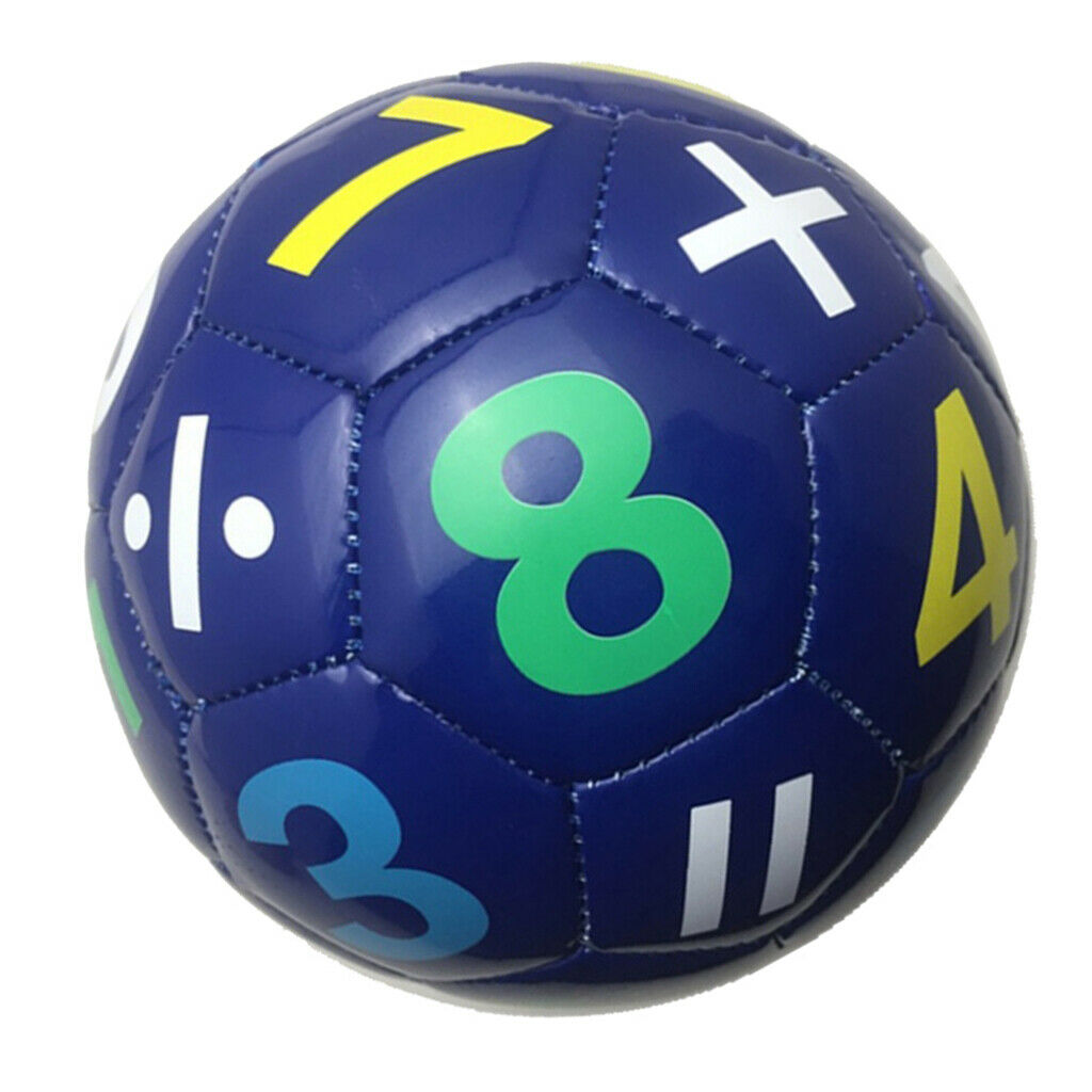 Children Football Penguin/Number Pattern Ball Kids Soccer Blue Number Ball