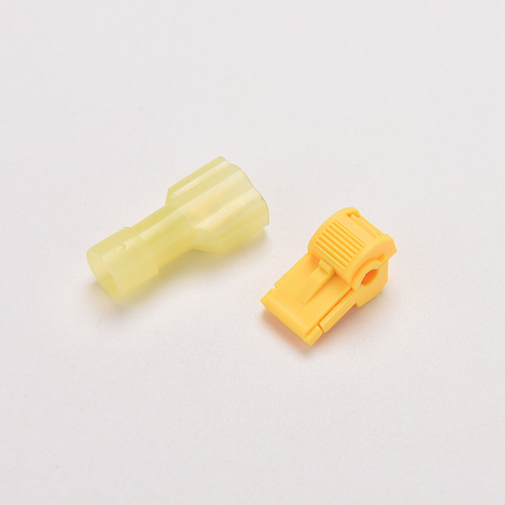 10 New Electrical Cable Connectors Quick Splice Lock Wire Terminals Crimp.l8
