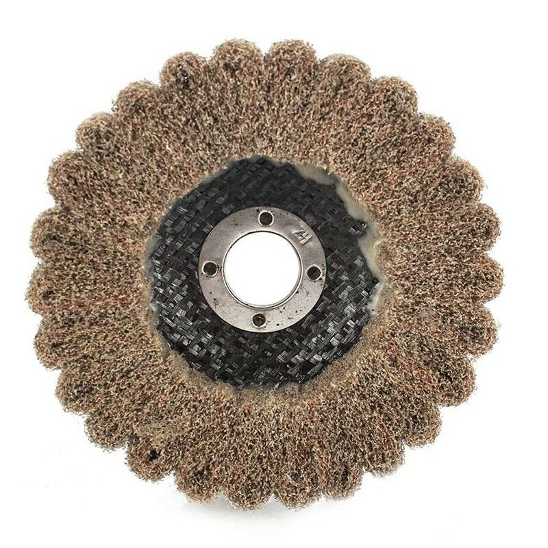 8Pcs 4 Inch Nylon Fiber Flap Wheel Abrasive Disc Polishing Buffing Grinding WhW9