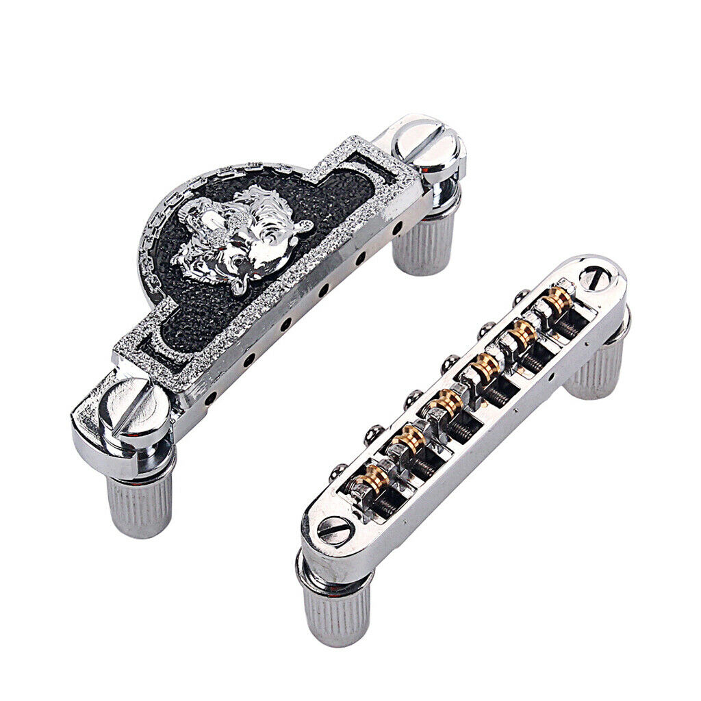 Electric Guitar Tailpiece Bridge Roller Saddle for LP Guitar Accessory