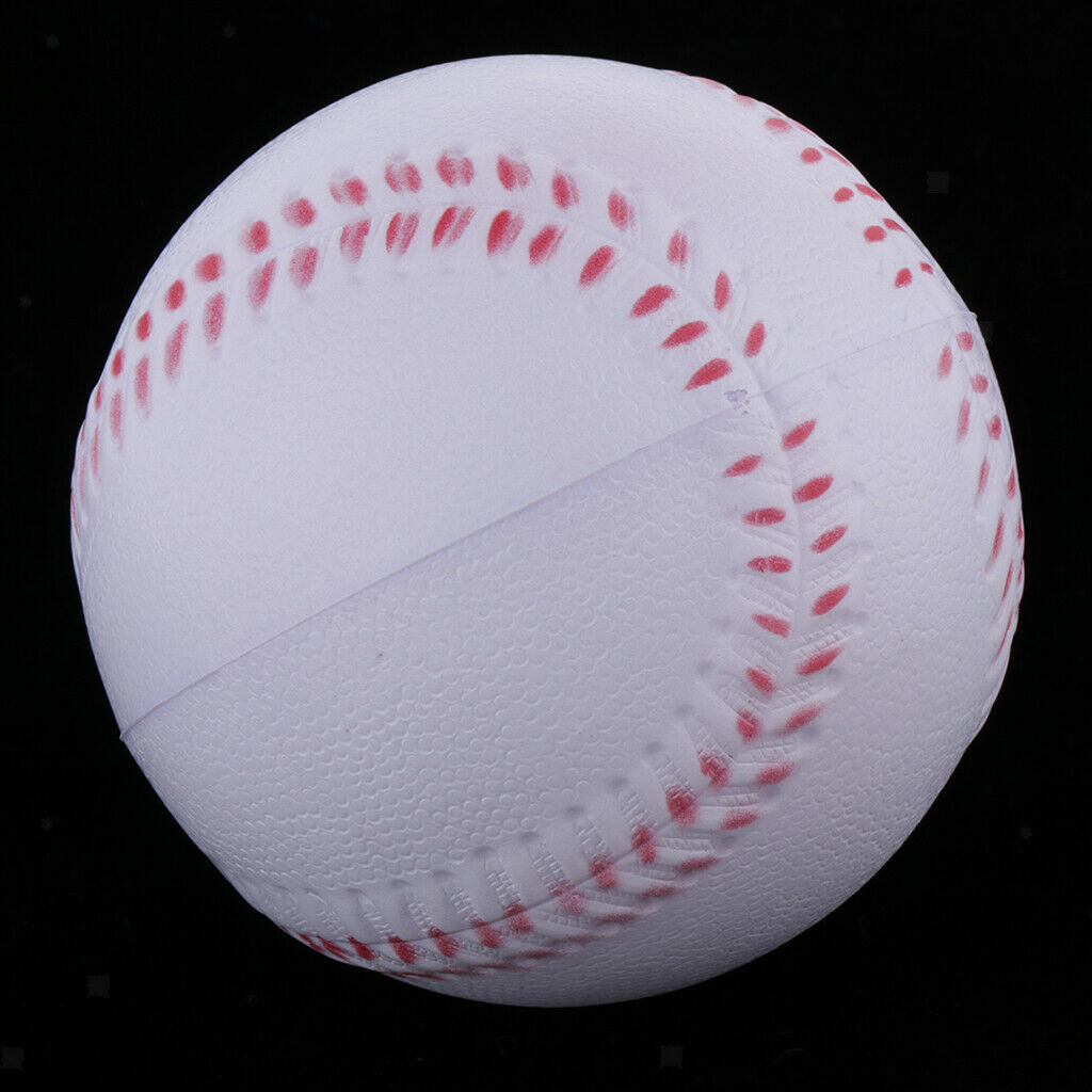 2pcs Handmade Baseball Hard & Soft Baseball Balls Softball Elastic Solid Ball