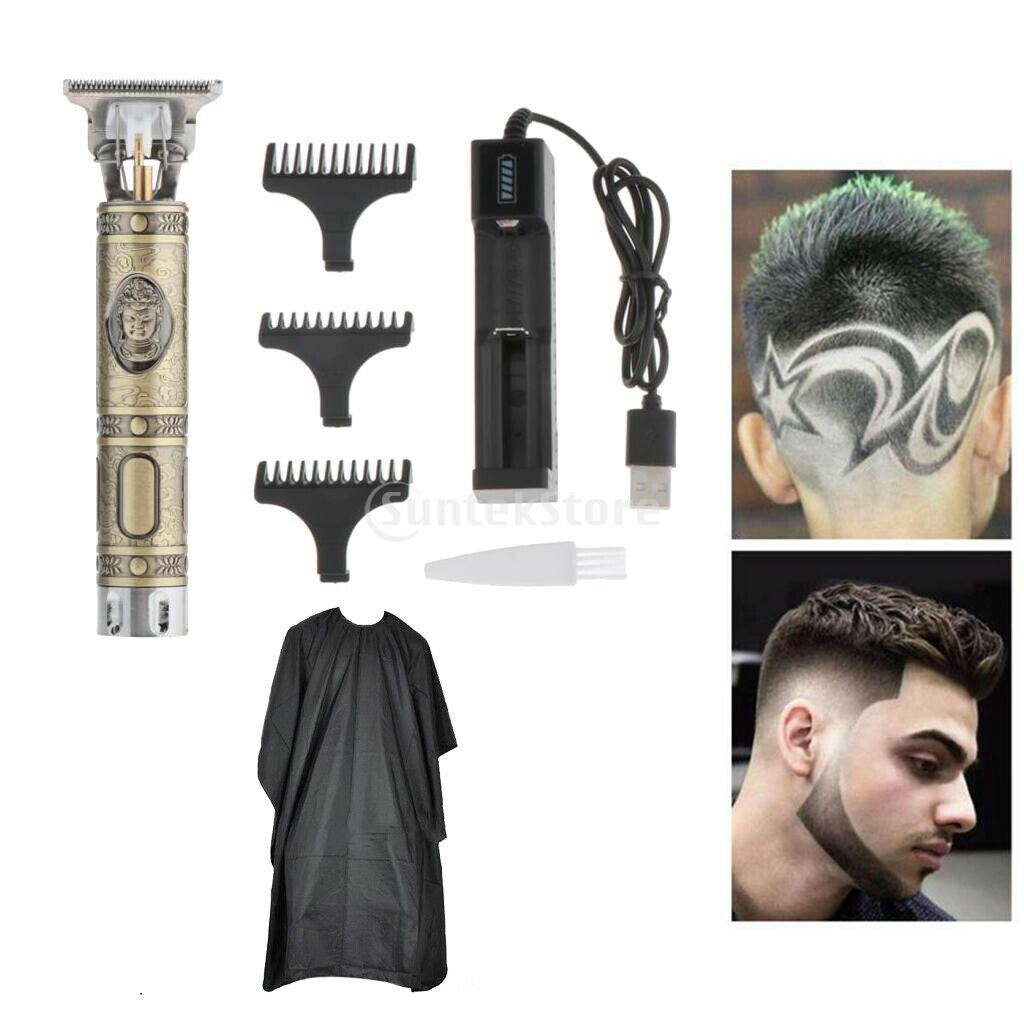 Electric Trimmer Boys Men's Clipper with Charger Kit for Oil Head Family