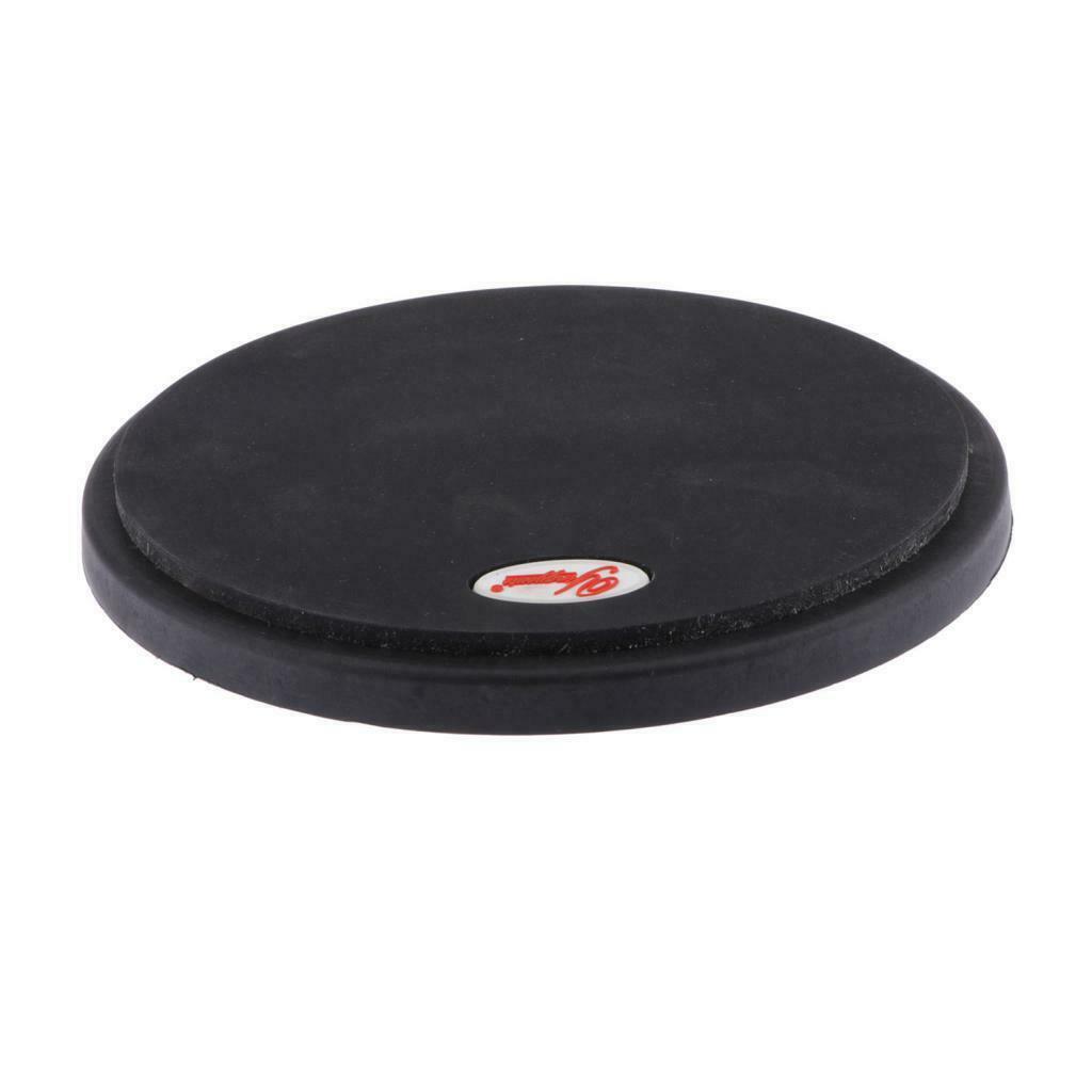 Silicon Rubber Drum Practice Pad 10 inch Size for Beginners Black