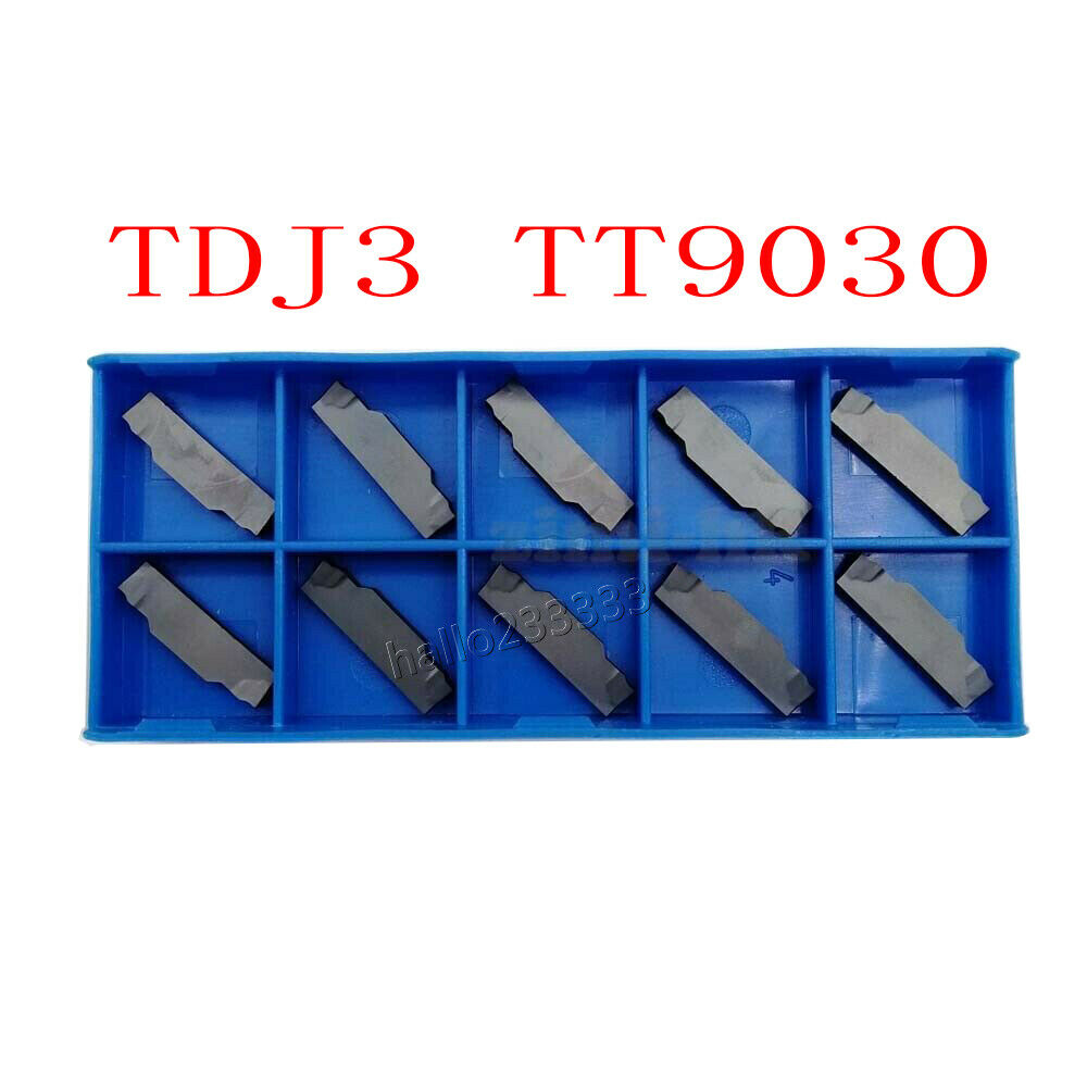 TDJ3 TT9030 3mm width CNC carbide insert grooving blade cut-off inserts