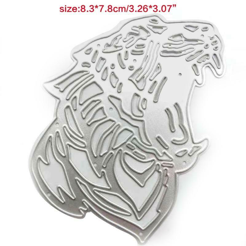 Roaring Metal Cutting Dies Stencil DIY Scrapbooking Album Paper Card Template