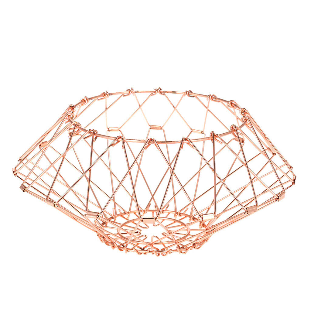Wrought Fruit Baskets Vegetables Container Home Kitchen Decor Baskets S