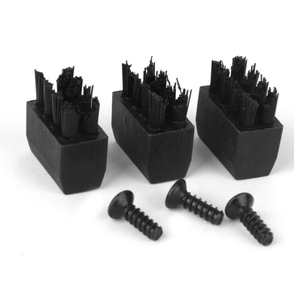 3pcs Replacement Brushes with Screw for Hostage Arrow Rest Archery Bow Black