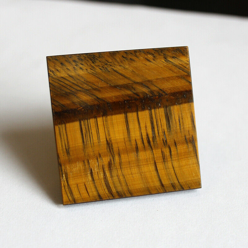 Natural Reiki Tumbled Tiger Eye Stone Carved Pyramid Crystal Protective Healing