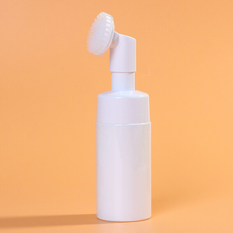 1Pcs 120Ml Cleansing Foam Bottle With Brush Pump Soap Dispenser Lotion ContaFCA