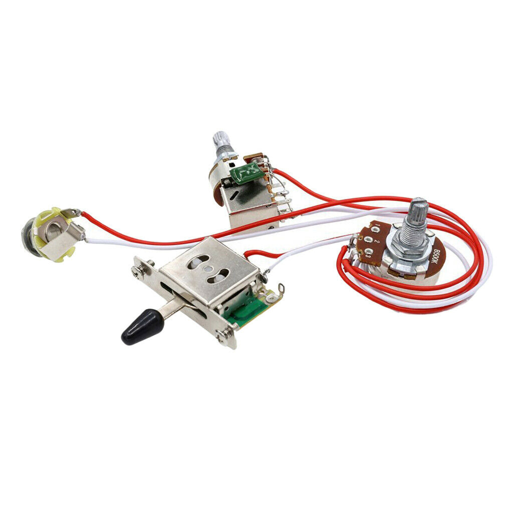 Guitar Wiring Kit 3 Way Switch 1 Volume 1 Tone Pots   for Electric Guitar