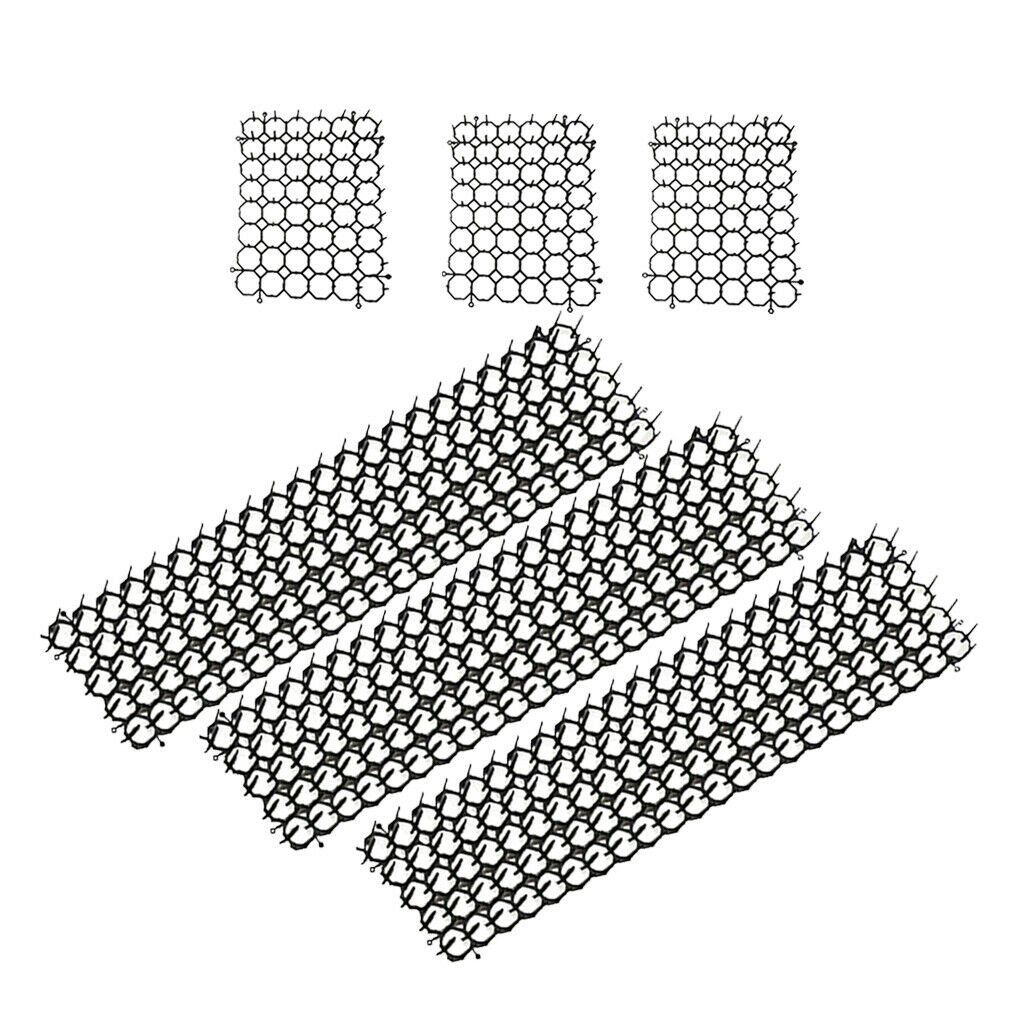 6pcs Cats Scat Mat Repellent Mats Prevents Pet Away Anti-cat From Flower Pot