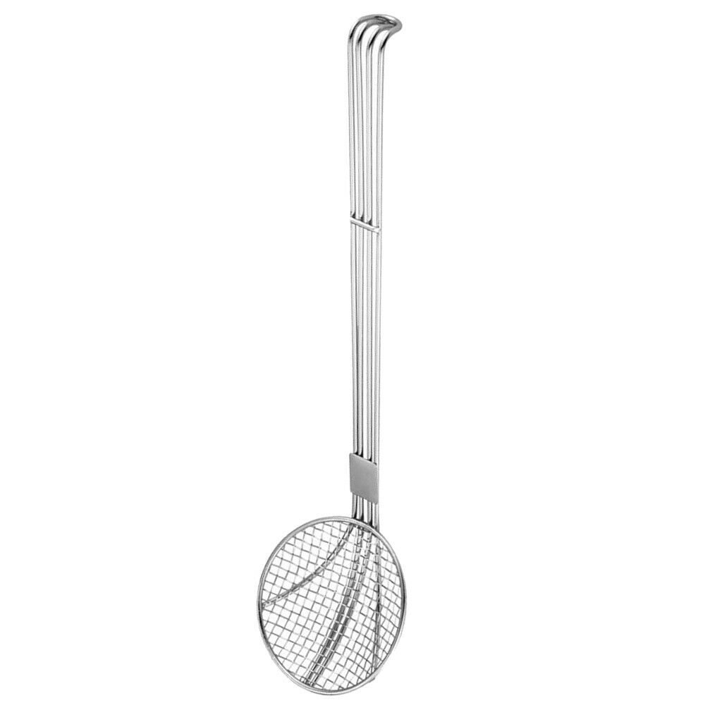 Stainless Steel Oil Grid Filter Spoon Hot Pot Skimmer Frying Filter 48cm