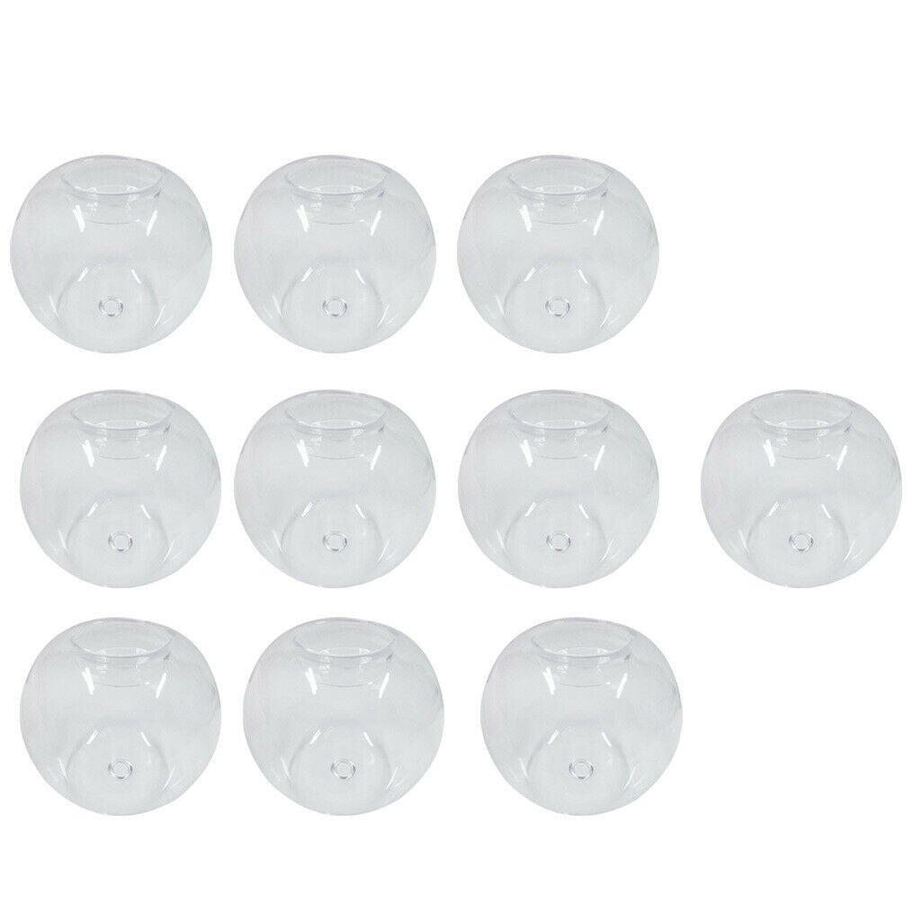 10 x Glass Bauble Candle Holder Ball Shape Tea Light Candlestick Wedding Decors