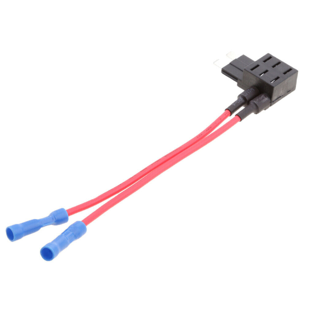 Car Motorcycle Medium Standard ATU ATO ATC Blade Fuse TAP 3 Circuit Adapter