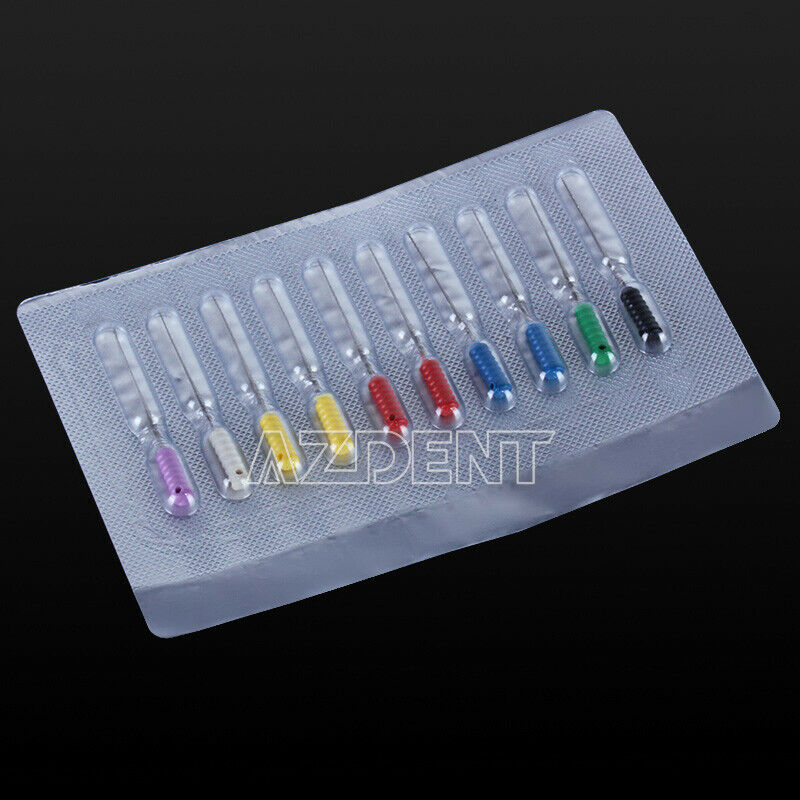 50 Box Dental Endodontic Root Canal Files Needles Assorted Barbed Broaches 25mm