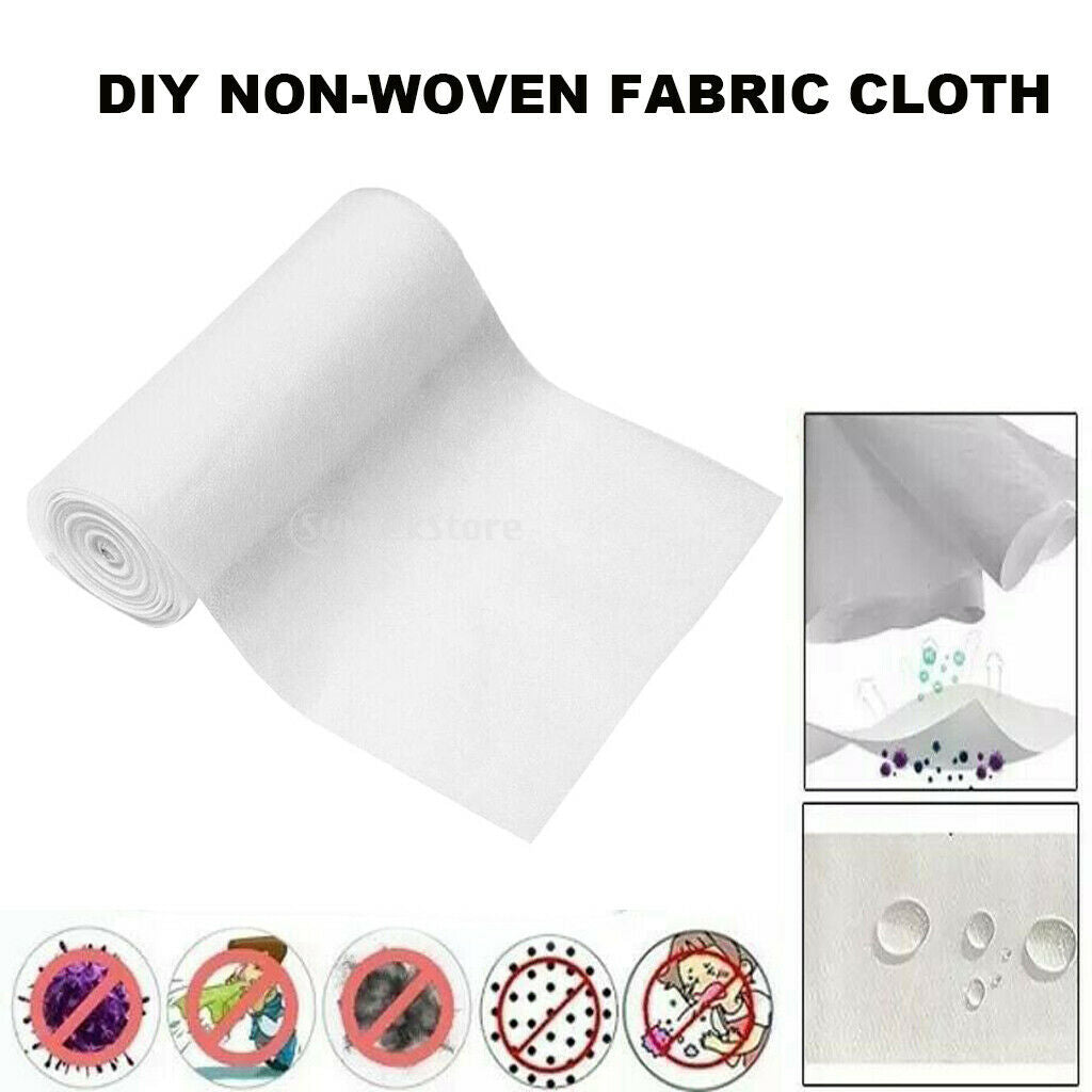 Dustproof 5M Length Non-Woven Fusible Fabric Apparel Sewing DIY Material