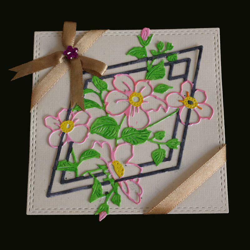 Flower Cutting Dies Stencil DIY Scrapbooking Photo Album Card Embossing Crafts
