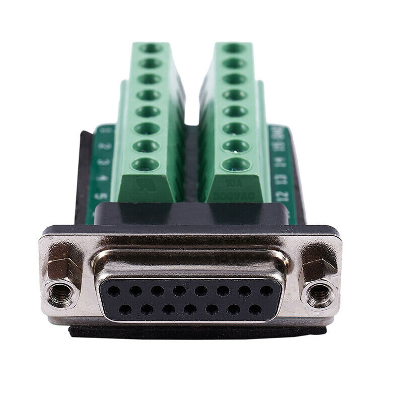 DB15 D-SUB VGA 15pin Female Adapter Jack Terminal Breakout PCB Board P9F9F9