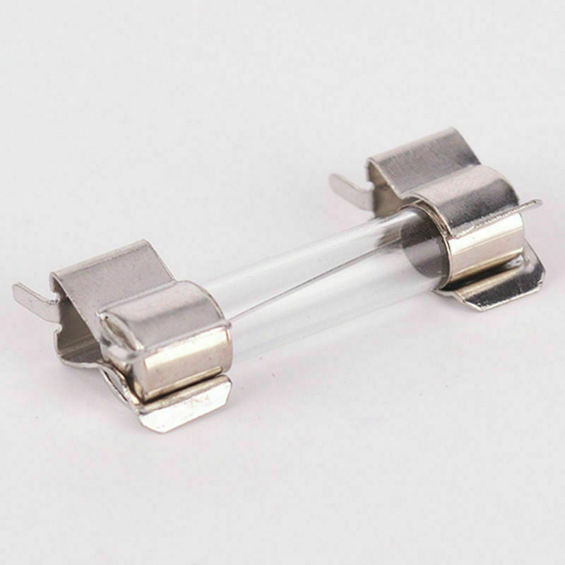 72pcs 250V 6x30mm 0.5A-30A Glass Tube Fuses Assorted Kit with Fuse Holder Hot