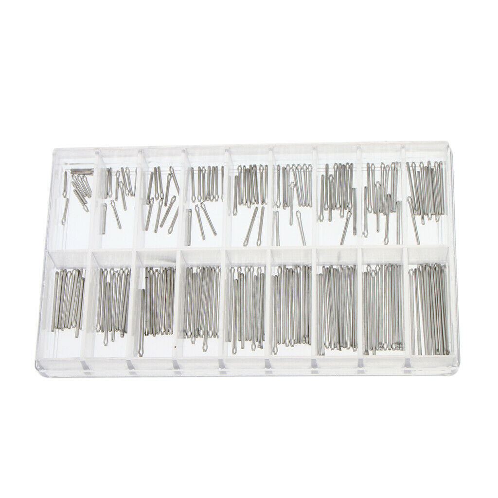 180pcs Bulk 8-26mm Stainless Steel Watches Band Link Pin Assortment Tool Kit