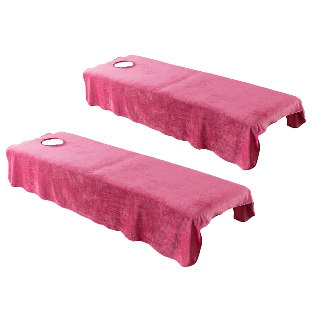 2pcs/set Soft Massage Table Sheets Cosmetic spa Bed Covers for Beauty Salon