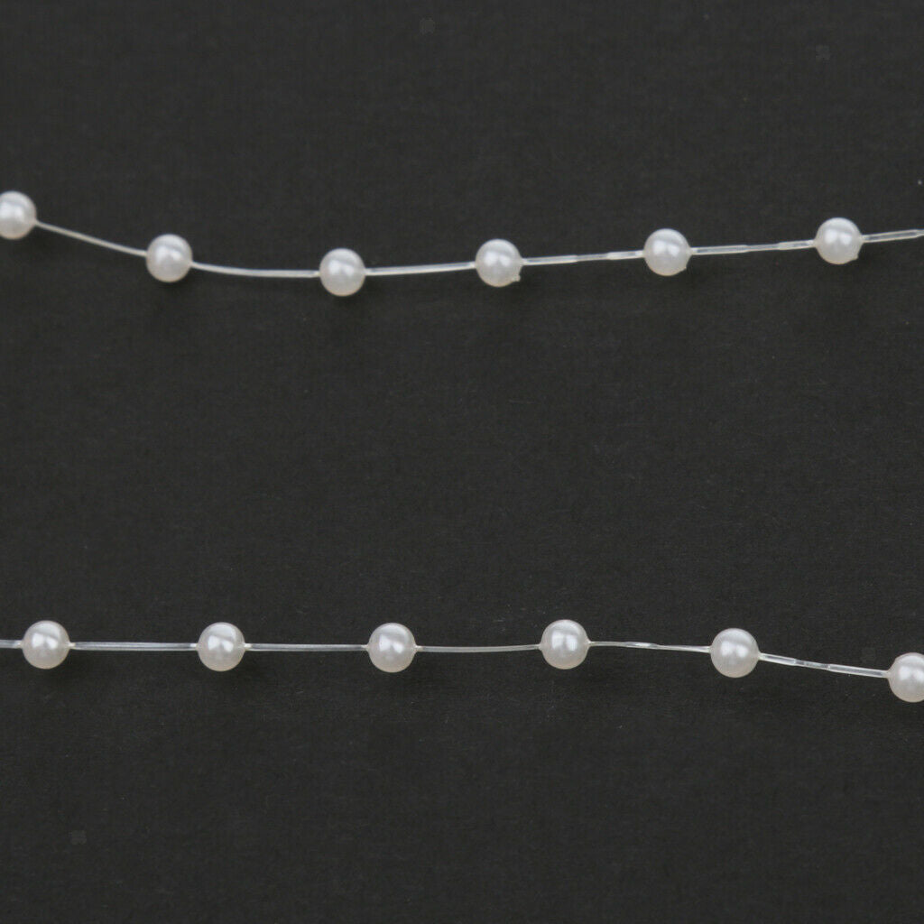 Fishing Line Pearls/Flower Chain Garland Chandelier Hanging Wedding Supplier