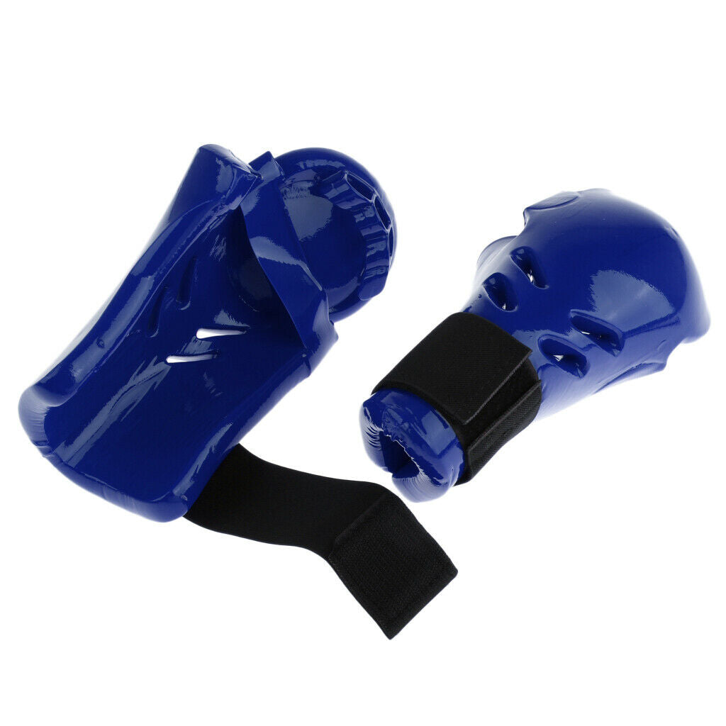 Kids Child Taekwondo Sparring Gloves Mitts MMA Hand Protective Gear Blue S