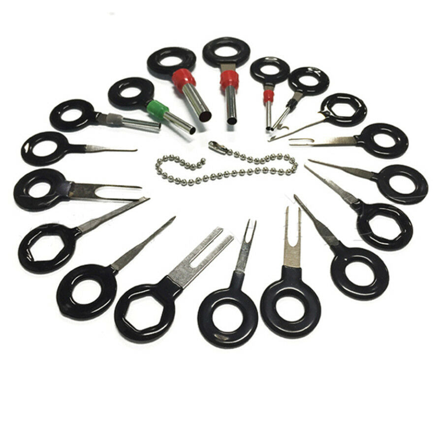 18Pcs/Set  Different Sizes Car Wire Terminal Removal Tool Auto Accessories Tools