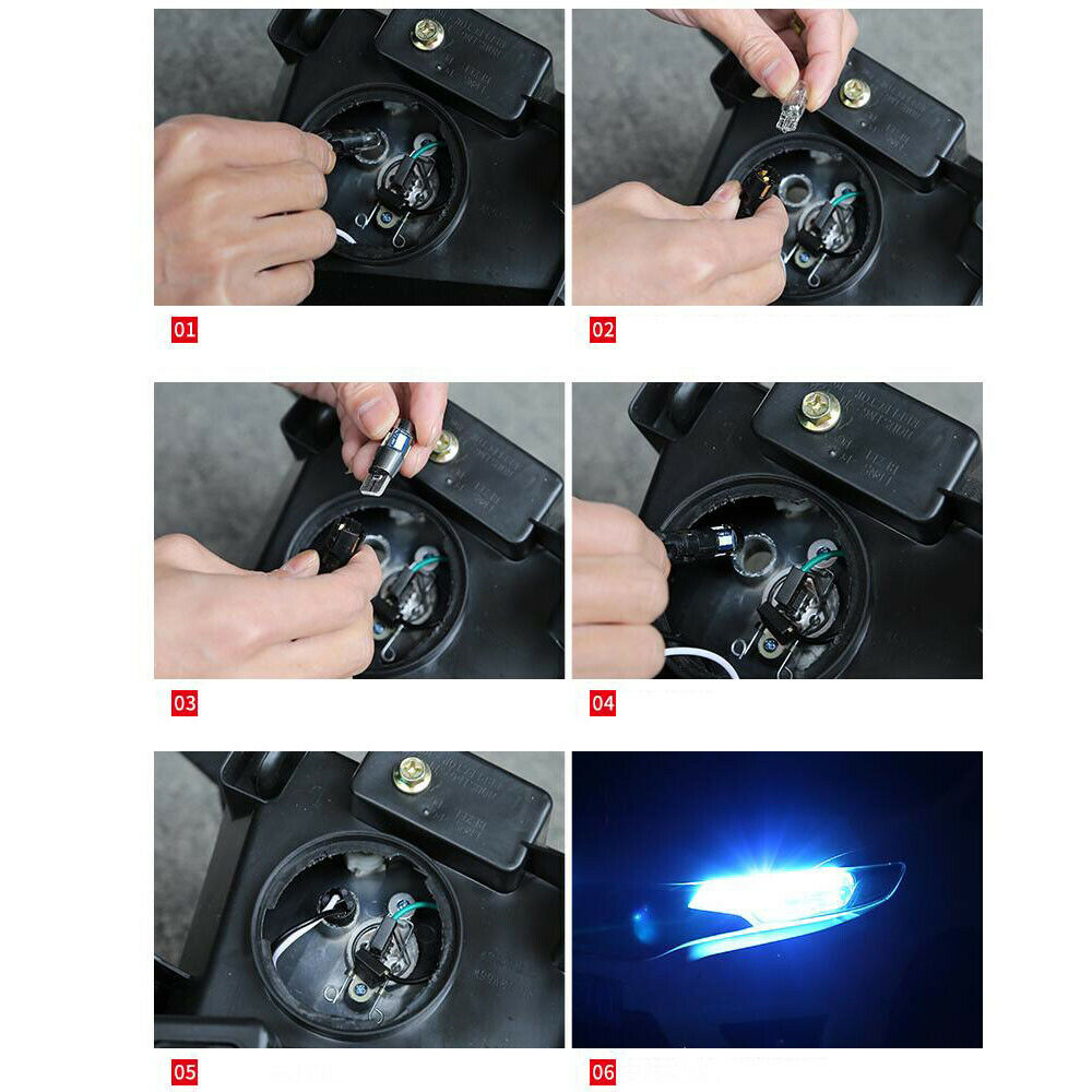 10x T10 Led 501 Side Light White Bulbs Car Error Free Canbus Xenon W5w Sidelight