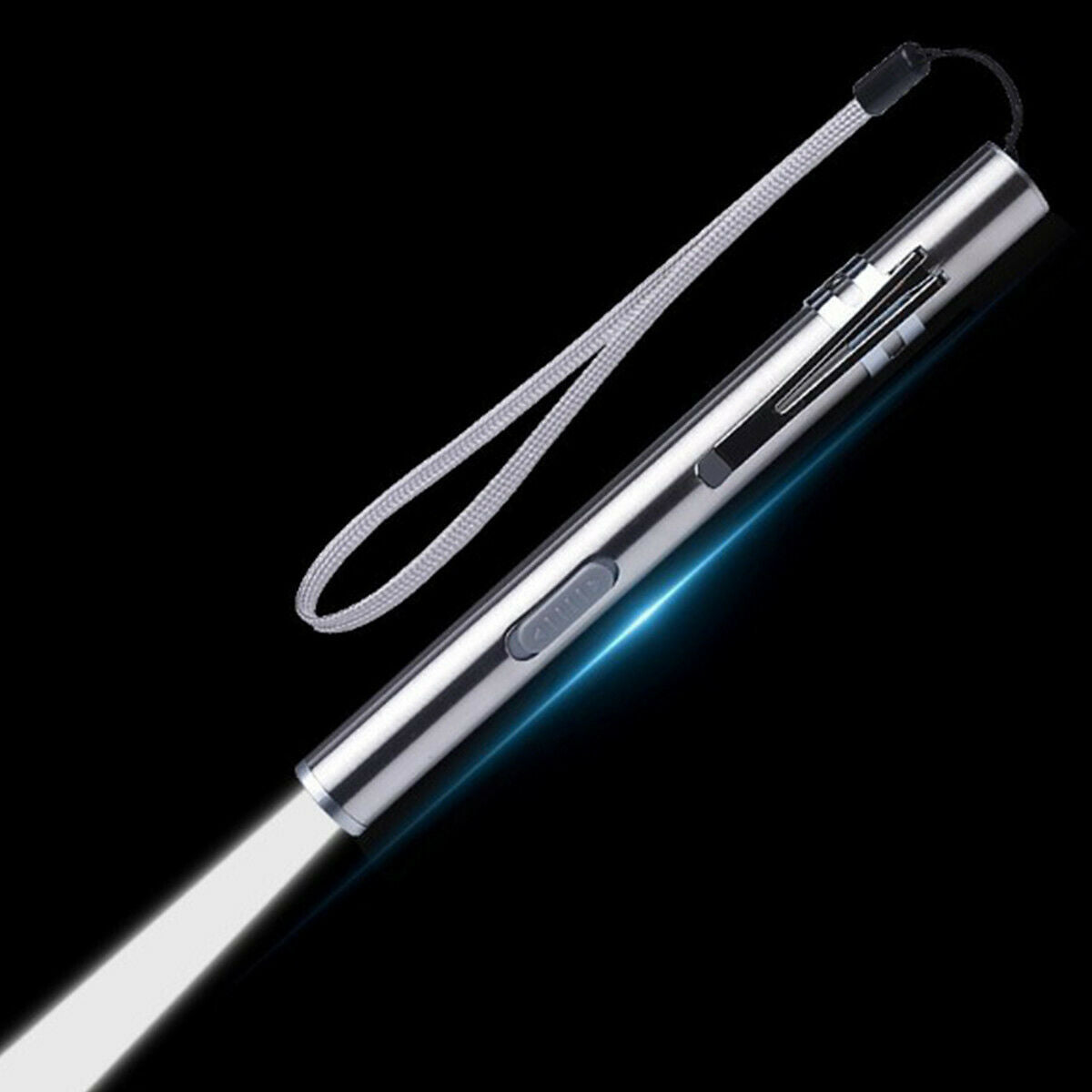 5X Waterproof Pocket LED Flashlight Rechargeable Torch Mini Penlight Lamp light