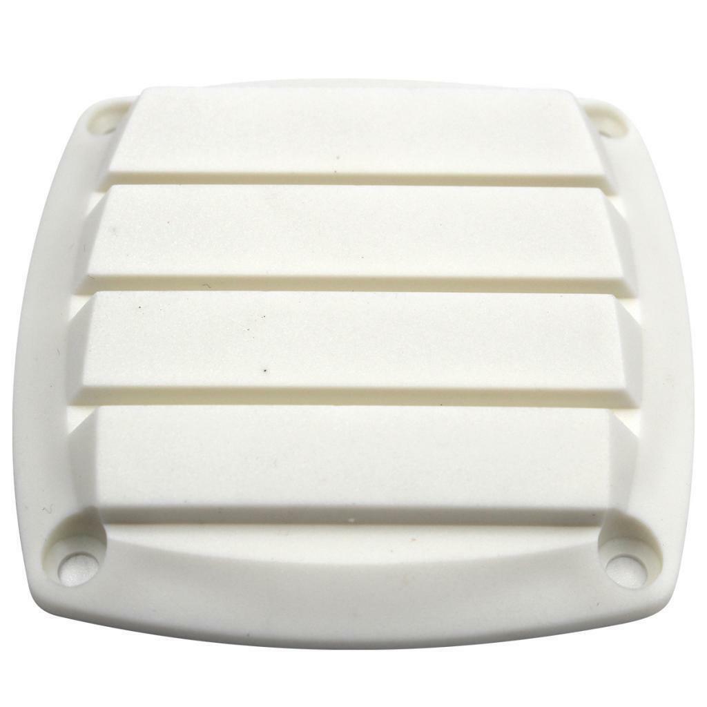 Marine Boat Louvered Vents Round 3 inch Hose Hull Air Vent Boat White
