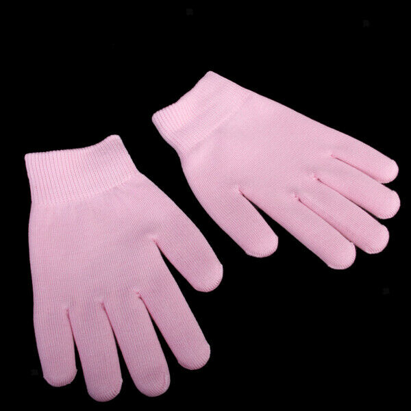 Beauty SPA Moisturizing Skincare Gel Therapy Treatment Gloves Pink