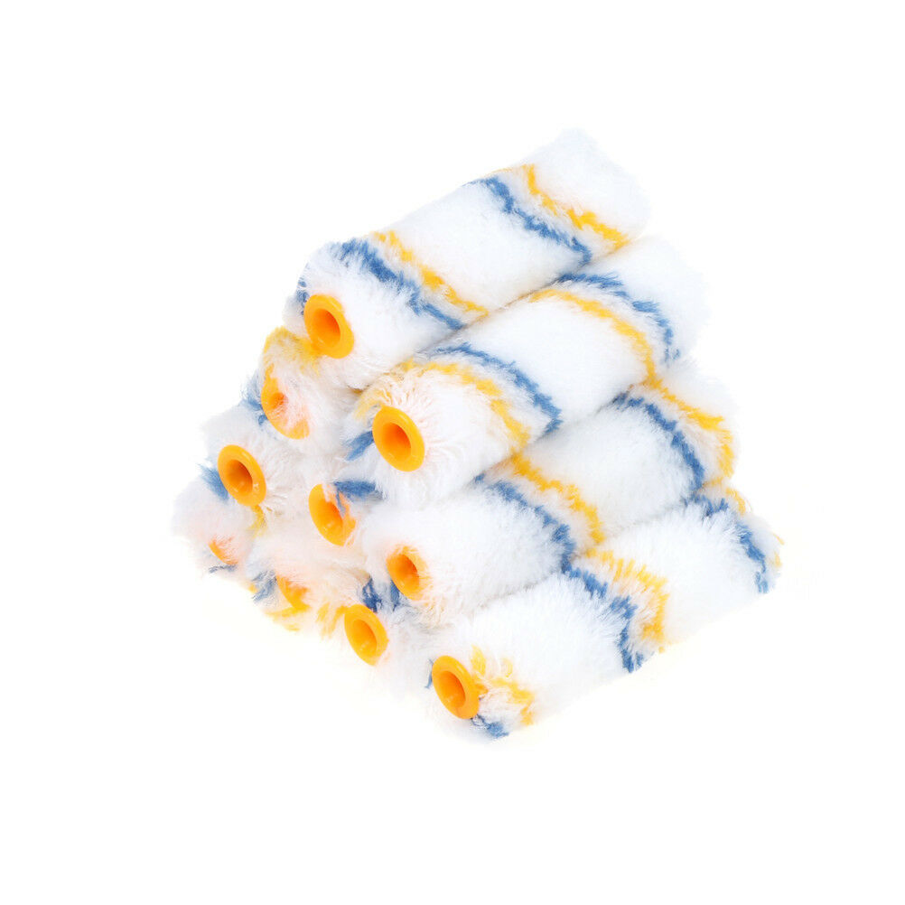 10X/Pack 4" Paint Rollers Decorators Brush Evenly & Smooth H *uJ SJ