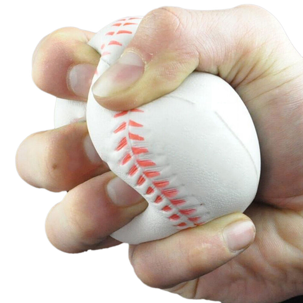 Baball Hand Wrist Exerci Stress Relief Relaxation Squeeze So Foam Ball^.l8