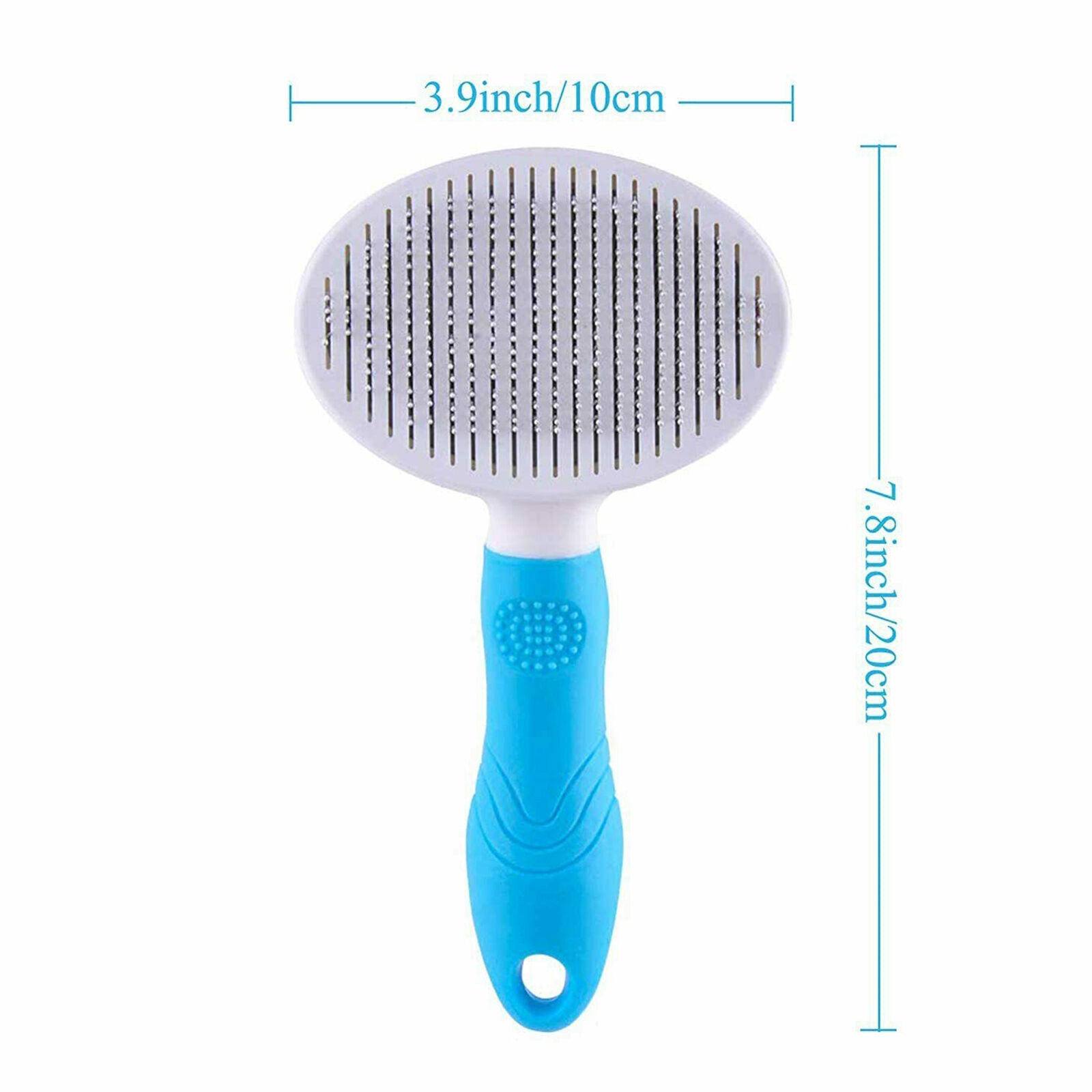 Pet Dog Cat Brush Grooming Slicker Self Cleaning Slicker Brush Massage Hair Comb