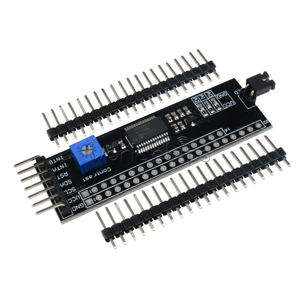 IIC/I2C Serial Interface MCP23017 1602/2004/12864 Arduino 5V LCD Expander Module