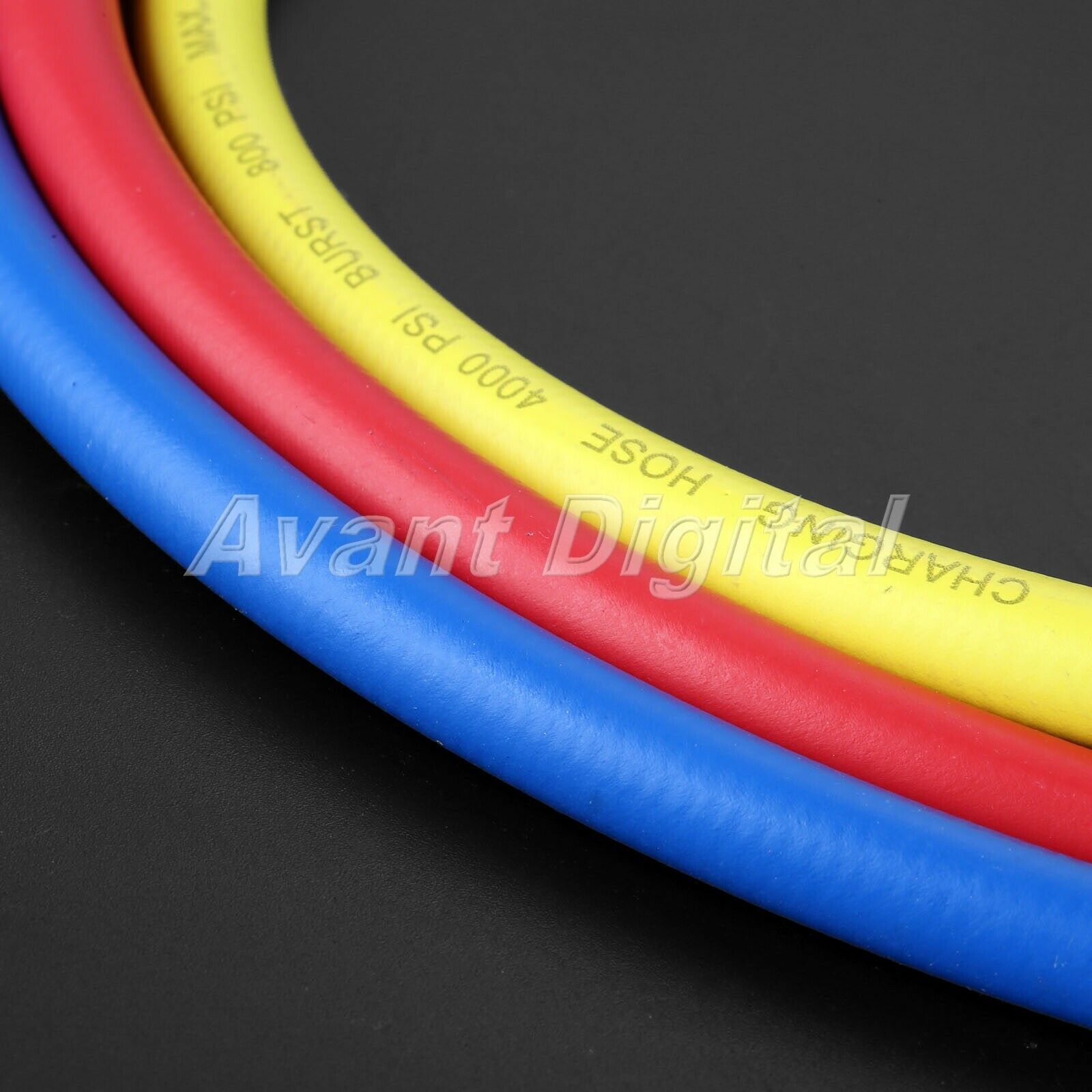 Car 60" AC Charging Hose Set for HVAC Air  Refrigerant R12 R22 R502