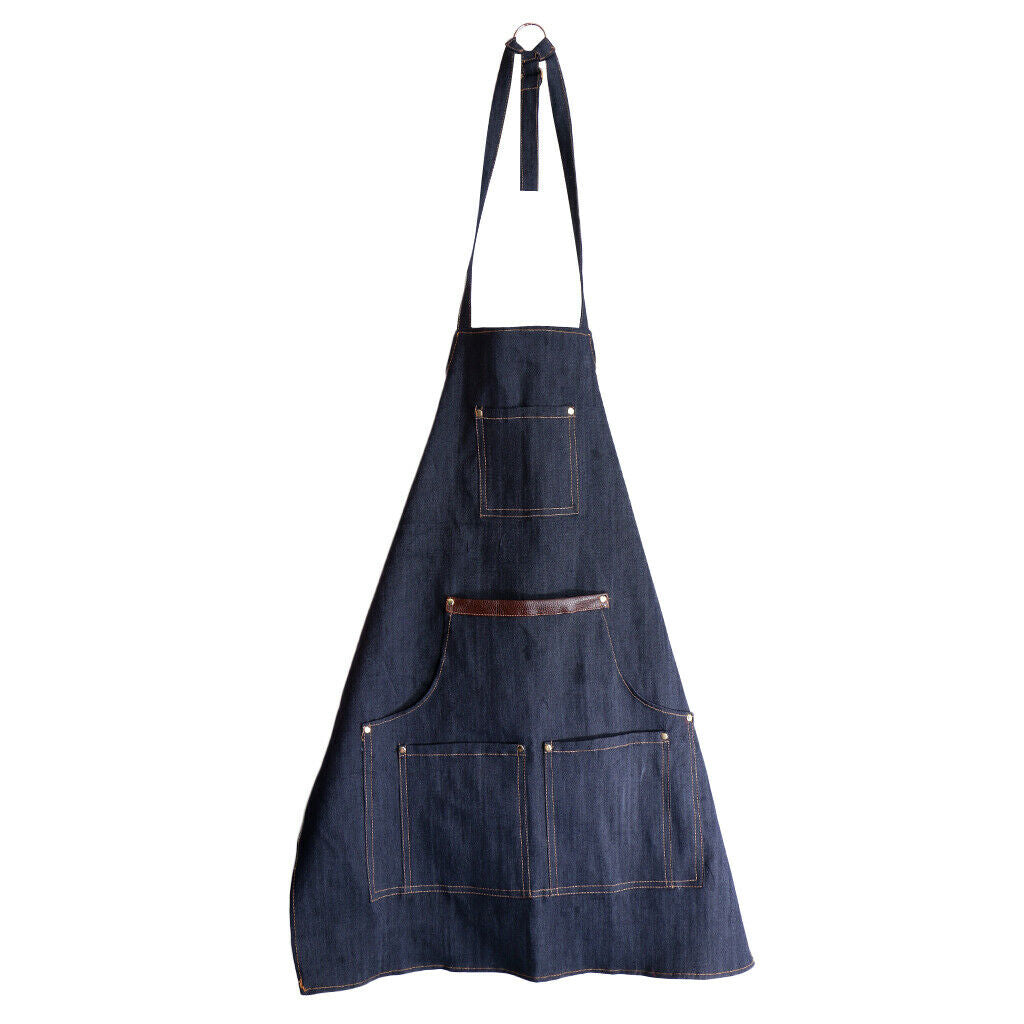 Hair Cape /Stylist Apron With Pockets For Scissors Comb Haircut Tool Storage