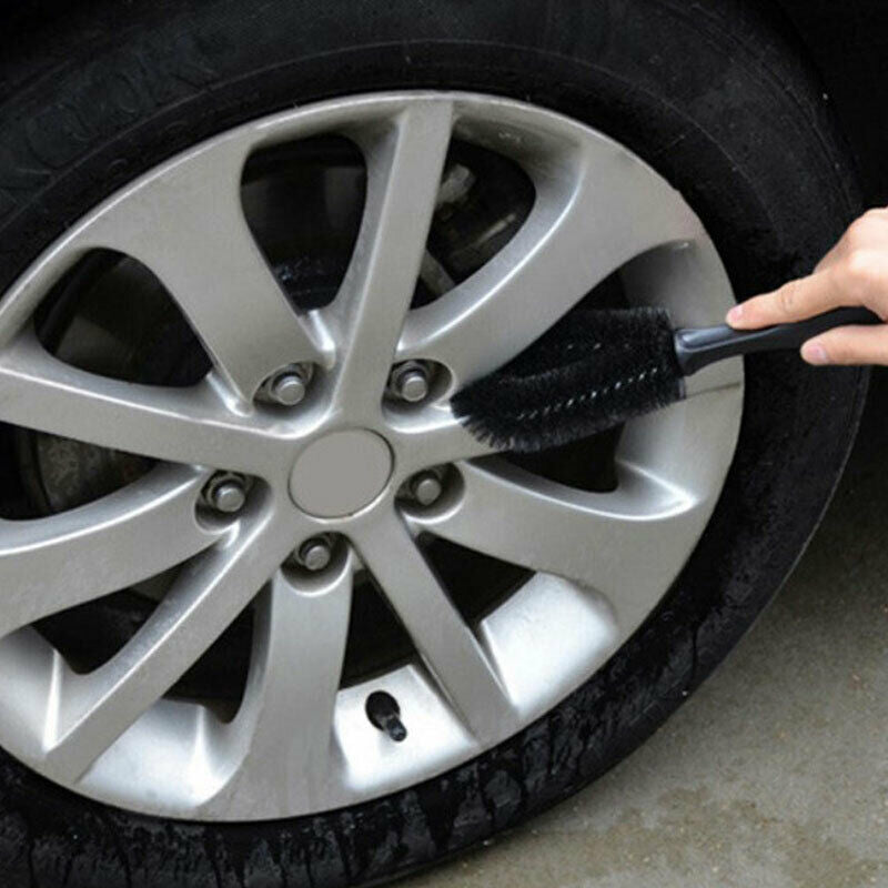 Car Wheel Cleaning Brush Tire Rim Scrub Washing Vehicle Detailing Cleaner.l8