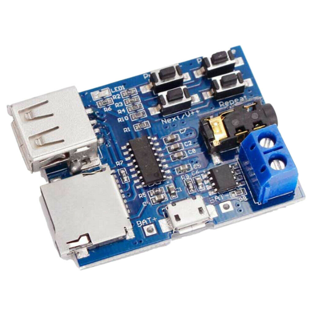 MP3 USB Flash Drive Micro SD TF Card Decoding Amplifier Decoder Board DIY