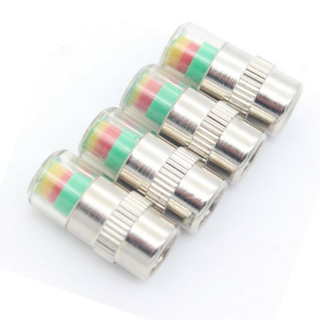 4pcs Car Tyre Stem Valve Caps Decor Cover Wheel Pressure Tire Air Sensor Dust