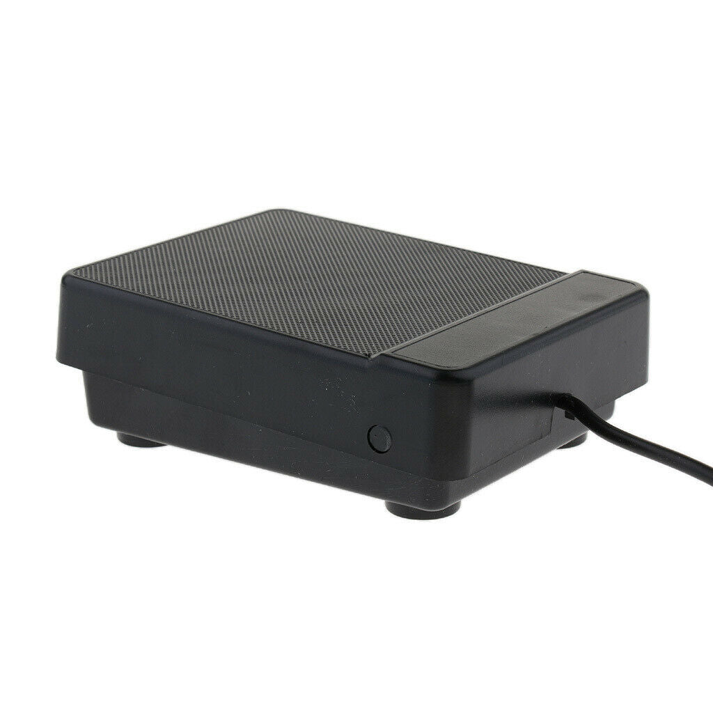 Electronic Piano Sustain Pedal Keyboard Foot Switch DIY w/ 6.3mm Plug Black