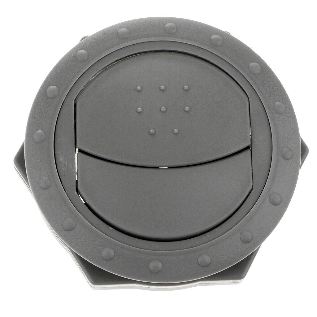 6x Car Trailer 60mm Outlet Air Vent Cover Exhaust Air Ventilation Grey