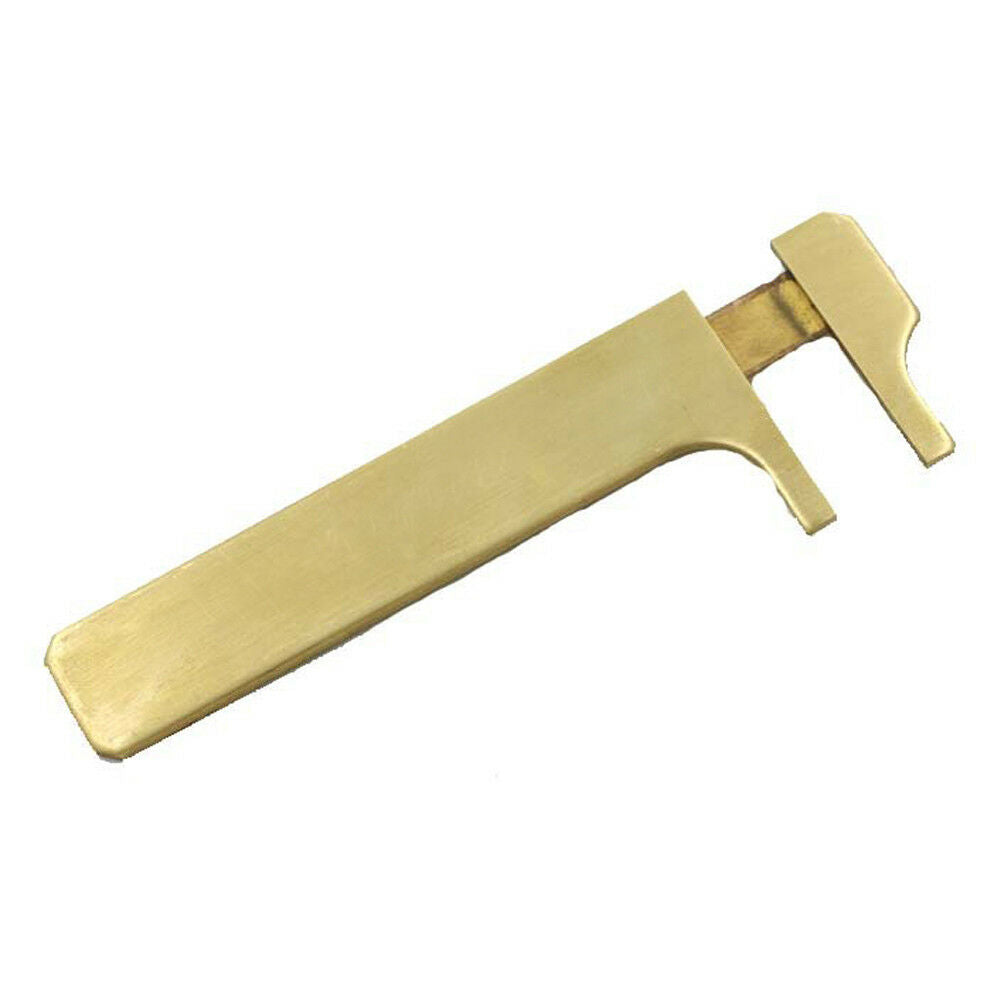 2016 New 80mm Handy Sliding Gauge Brass Vernier Caliper Mini Brass Pocket Ruler