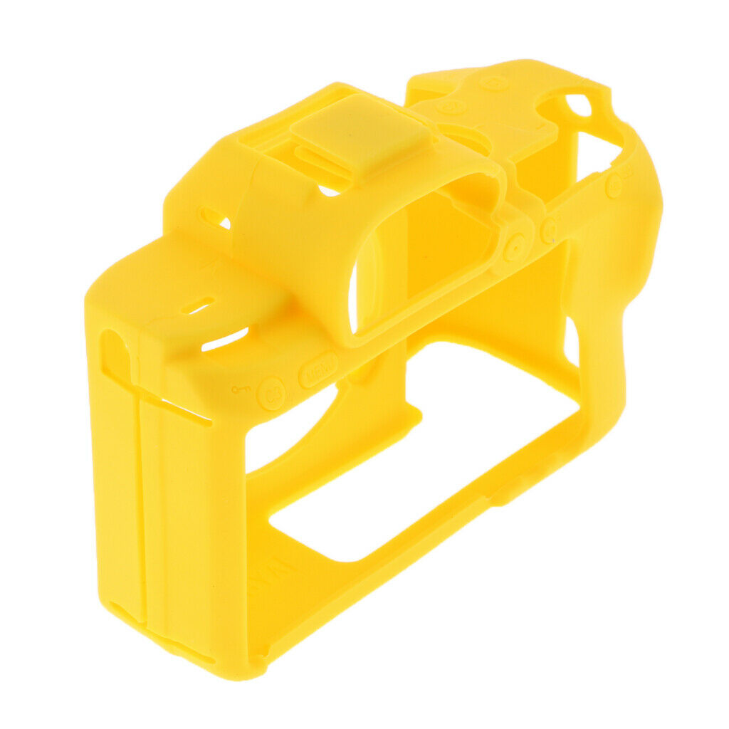 Yellow Soft Skin Silicone Cover Case for Sony A7III A7RIII A7MIII Camera