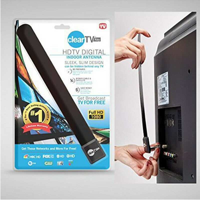 1pc Digital Aerial TV Stick Clear Smart TV Switch Antenna HDTV FREE TV Di.l8