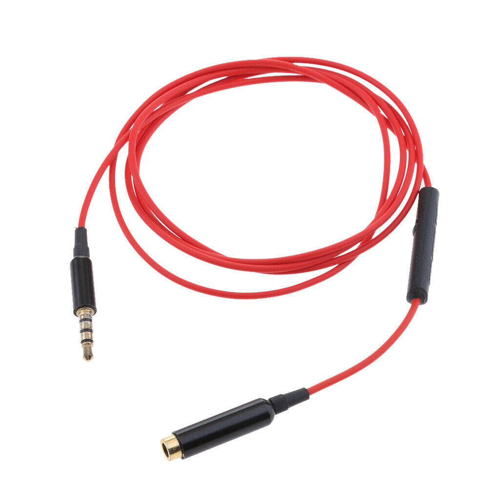 2x 3.5 Mm Stereo Audio AUX Cable Extension Plug to Socket